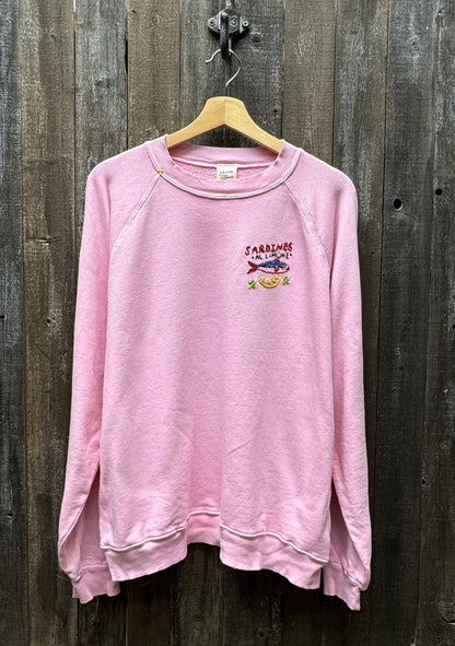 Sardines Al Limone Hand Embroidered Sweatshirt (10 Colors)