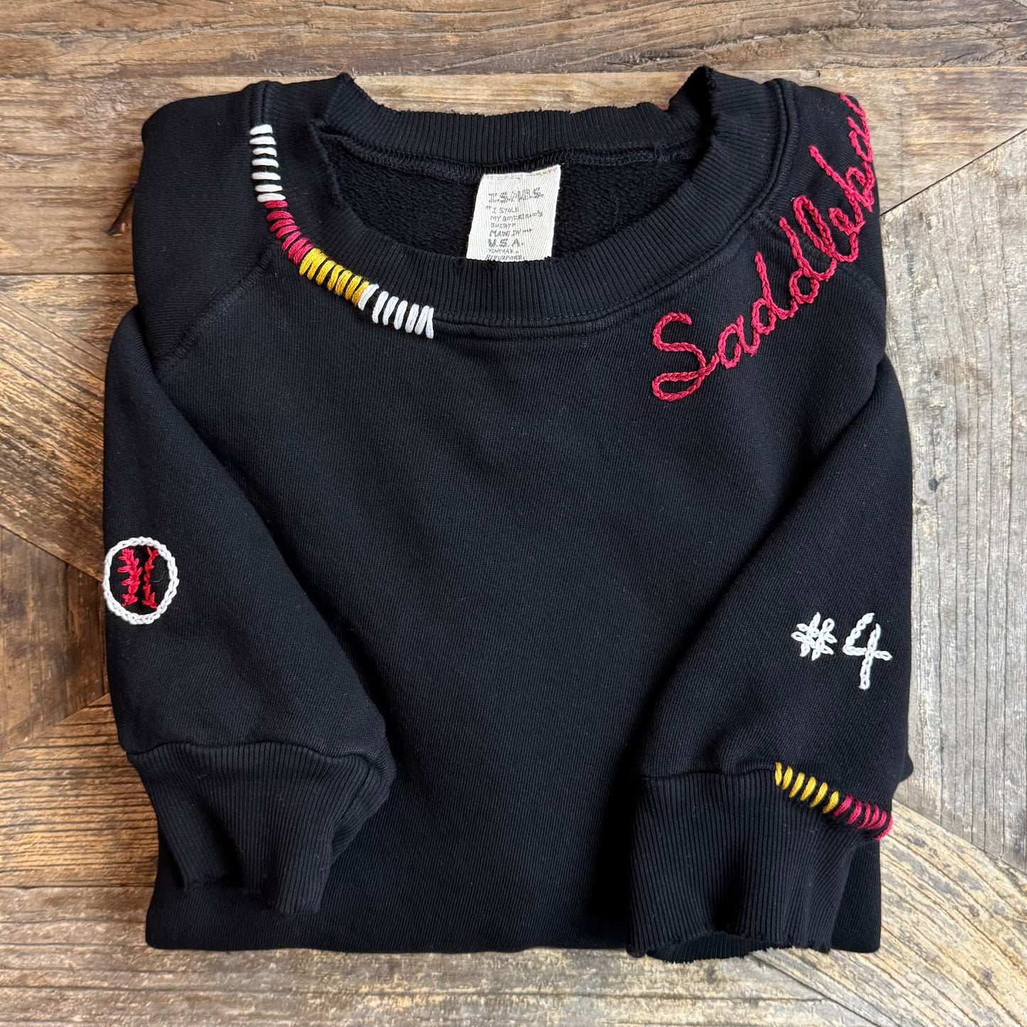 SPORTS TEAM PERSONALIZED HAND EMBROIDERY (21Colors)
