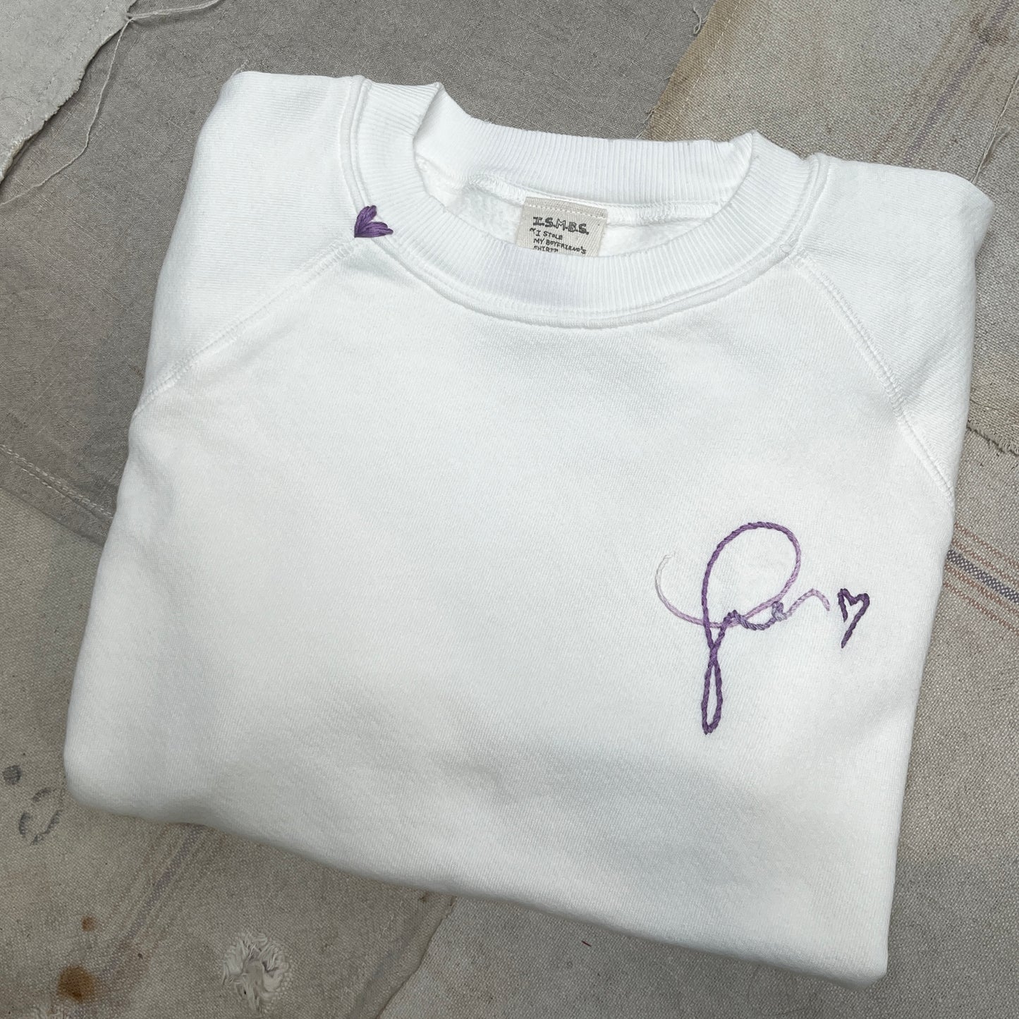 Translate Your Favorite Autograph into Embroidery Sweatshirt