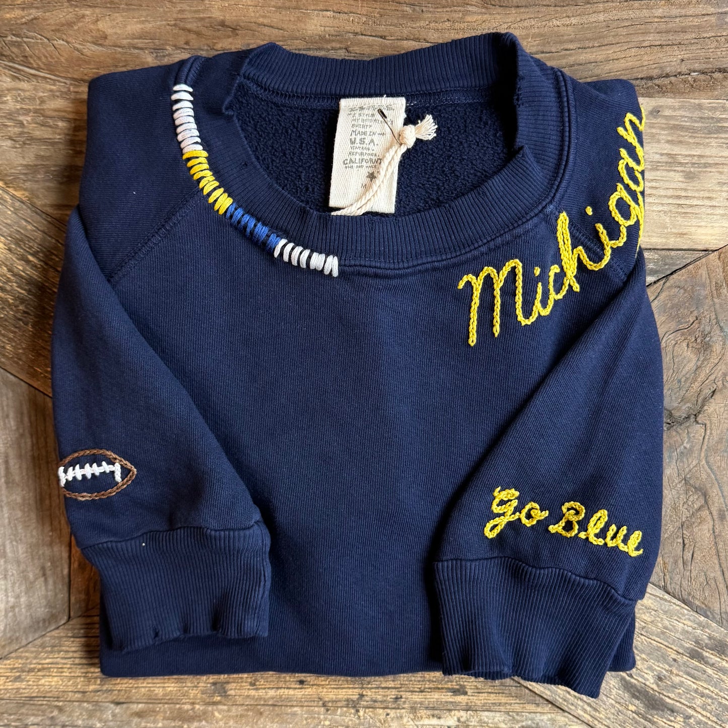 SPORTS TEAM PERSONALIZED HAND EMBROIDERY (21Colors)
