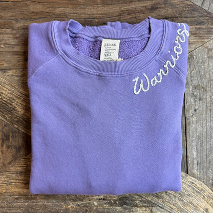 PASTEL SWEATS WITH CUSTOM HAND EMBROIDERY (7 colors)