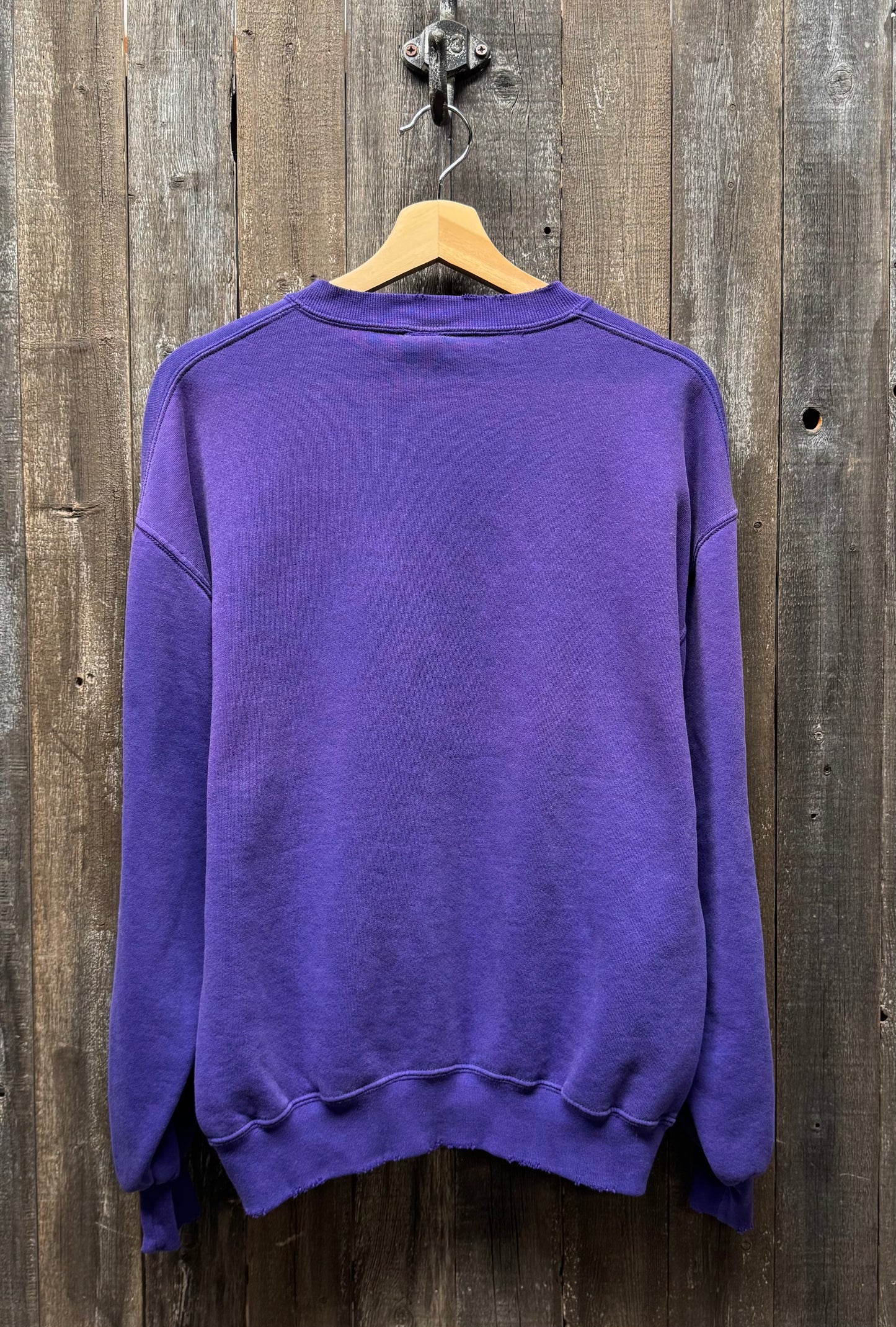 Vintage Baltimore Ravens Sweatshirt with Rhinestones -M-Customize Your Embroidery Wording