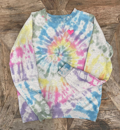 Rainbow Tie dye ❤️ Sweatshirt