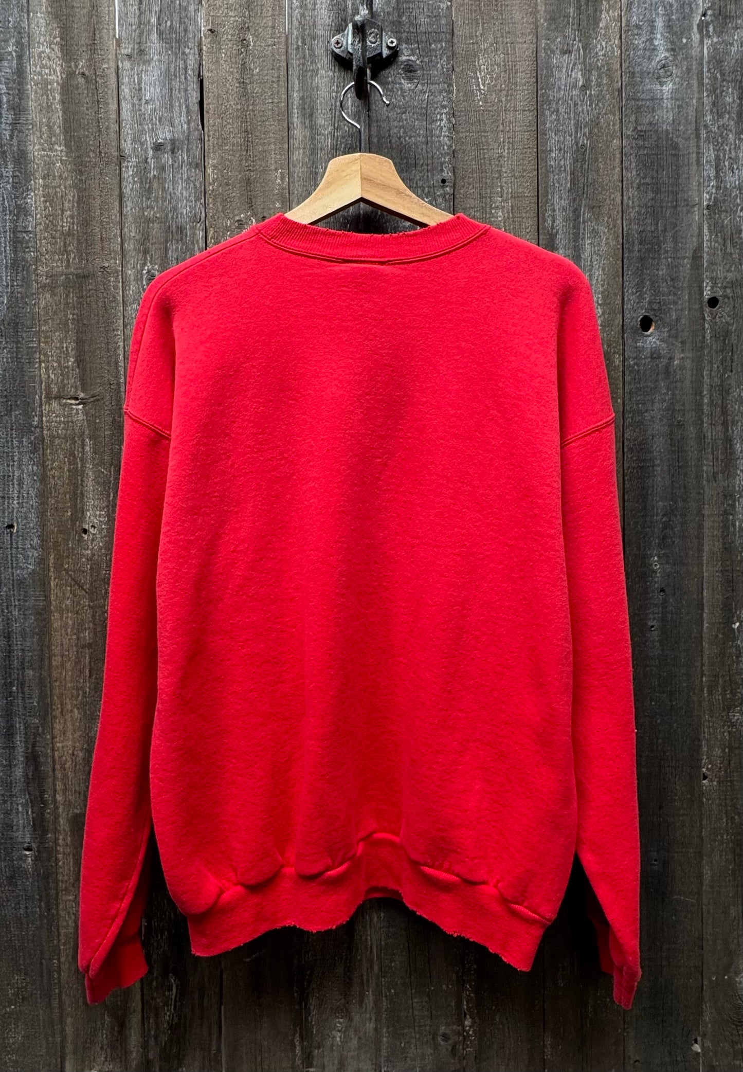 Kansas City Chiefs Sweatshirt with Rhinestones -M/L-Customize Your Embroidery Wording