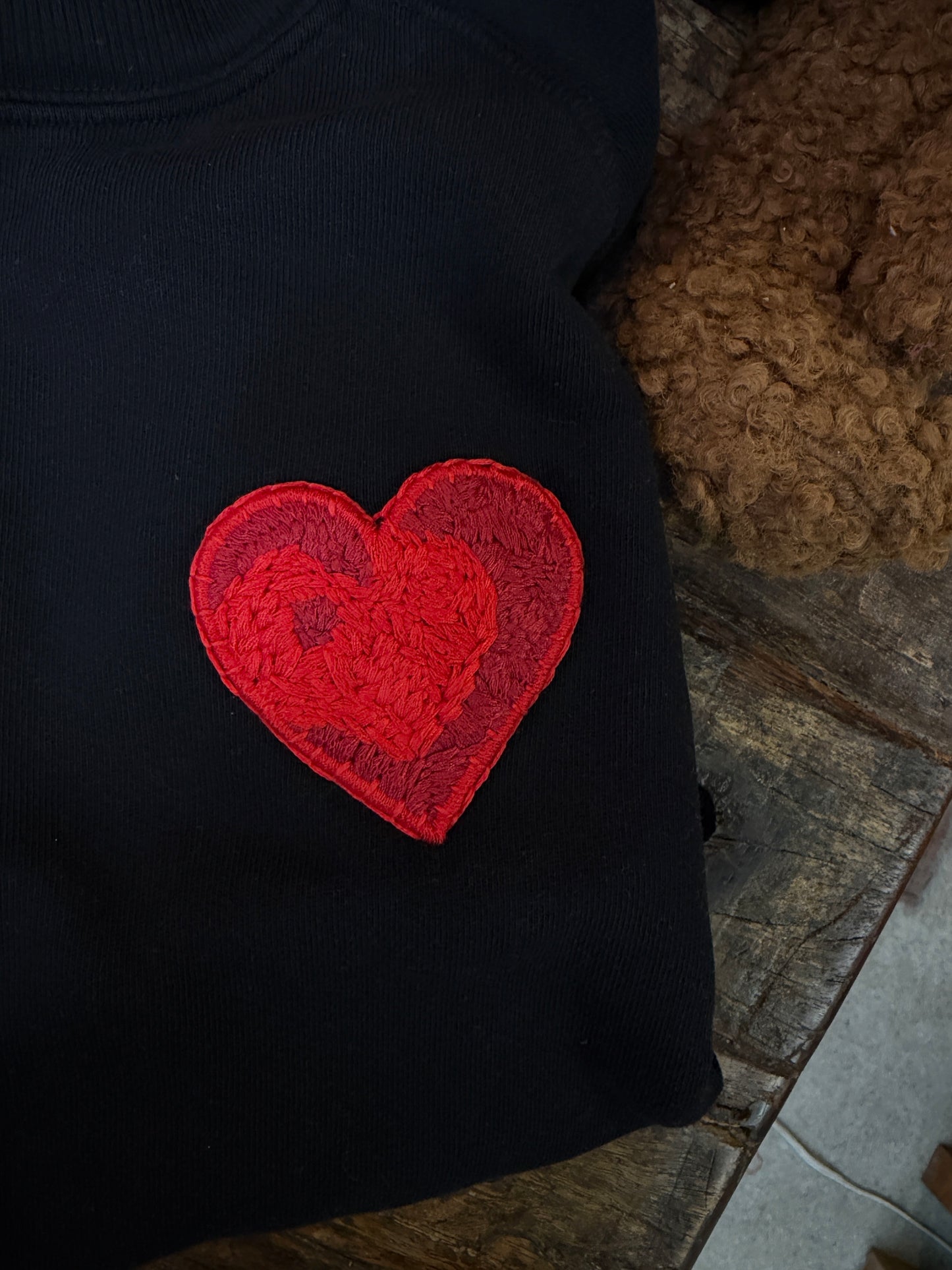 Wear My Love Hand Embroidery Sweatshirt (21 Colors)