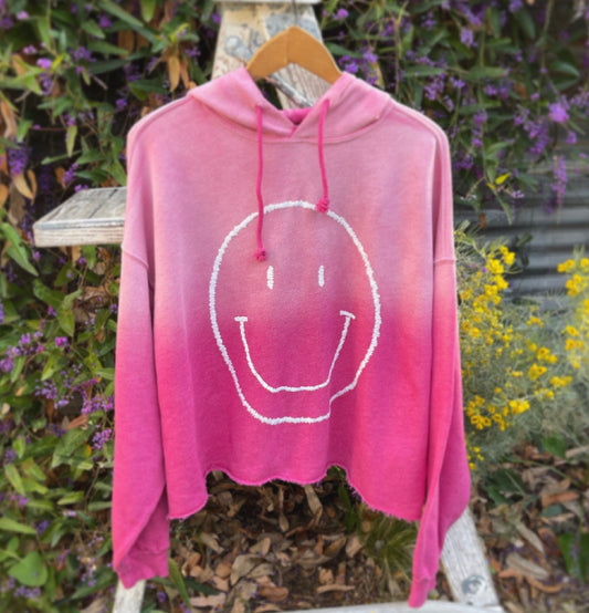 Smiley Hoodie-M/L