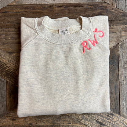 ARIZONA OATMEAL WITH CUSTOM HAND EMBROIDERY