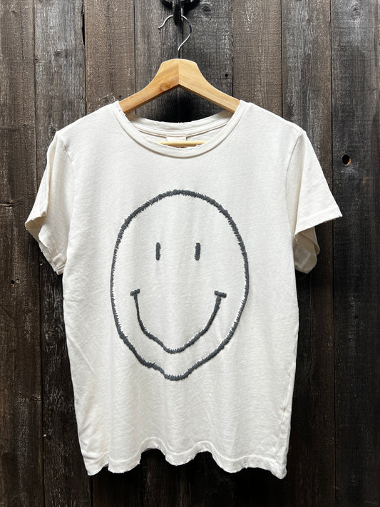 Big Smiley Tee- Off White