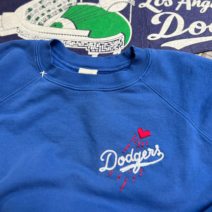 Dodgers love Sweatshirt(4 Colors)