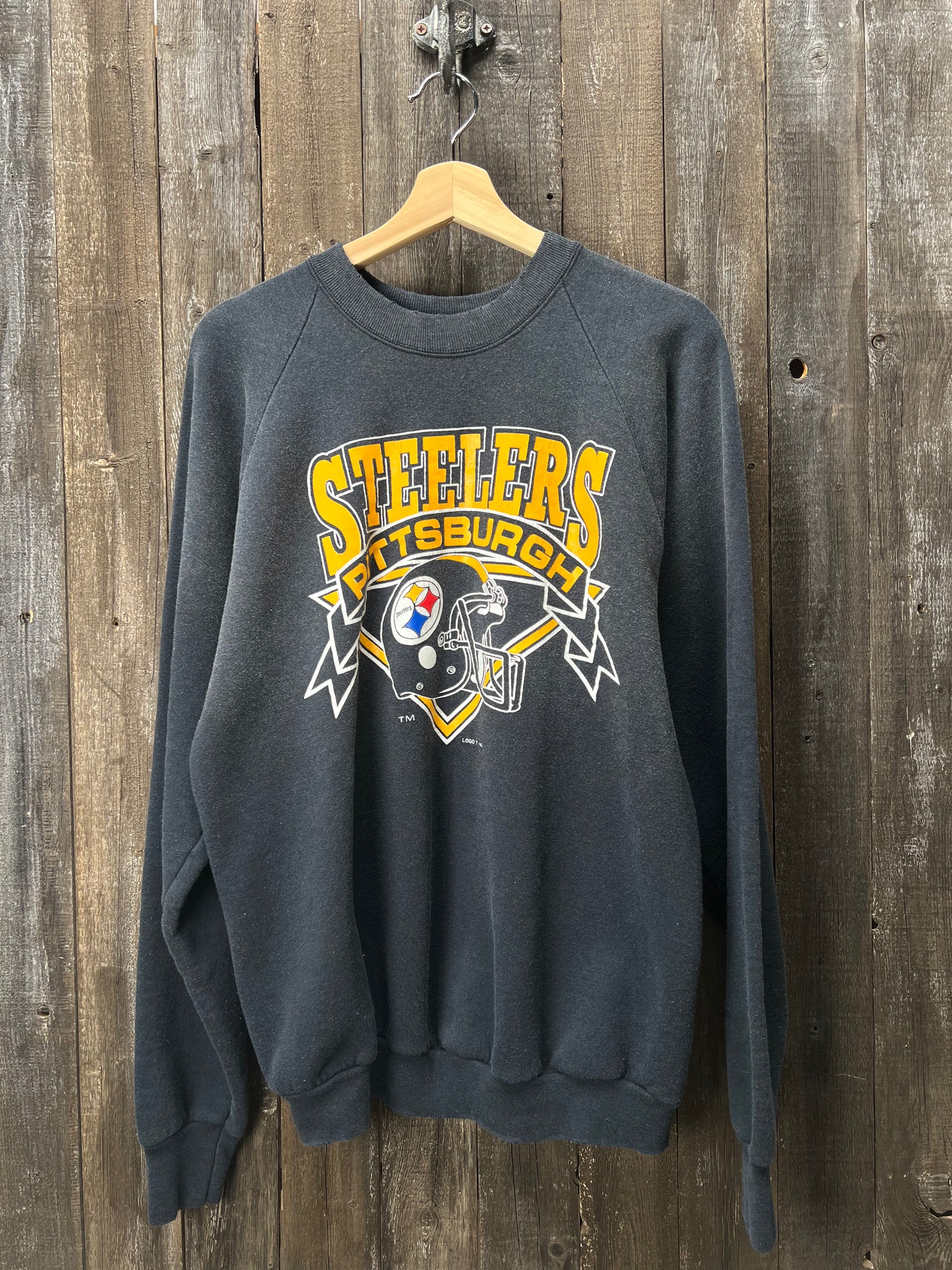 Steelers Sweatshirt L Customize Your Embroidery Wording