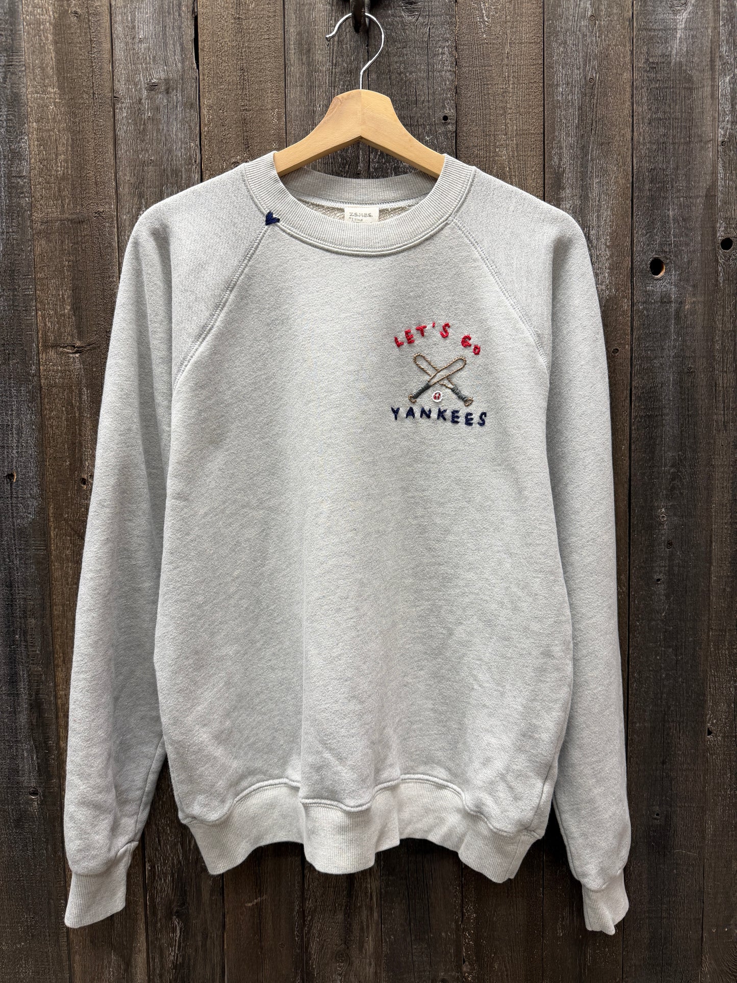 LET'S GO (CHOOSE YOUR BASEBALL TEAM NAME) SWEATSHIRT (16 Colors)