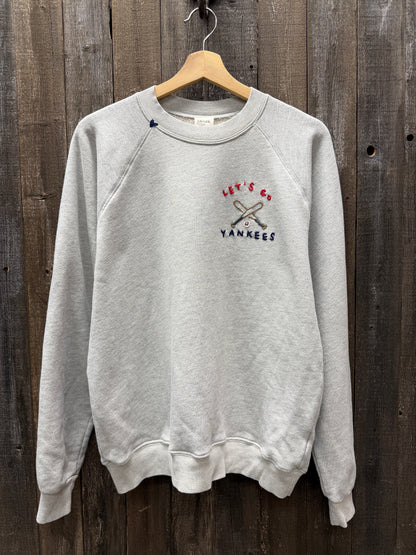 LET'S GO (CHOOSE YOUR BASEBALL TEAM NAME) SWEATSHIRT (16 Colors)