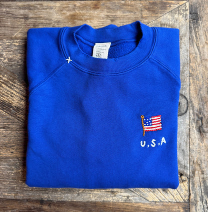 Choose Your July 4th Logo & Custom Wording Sweatshirt (8 Colors)