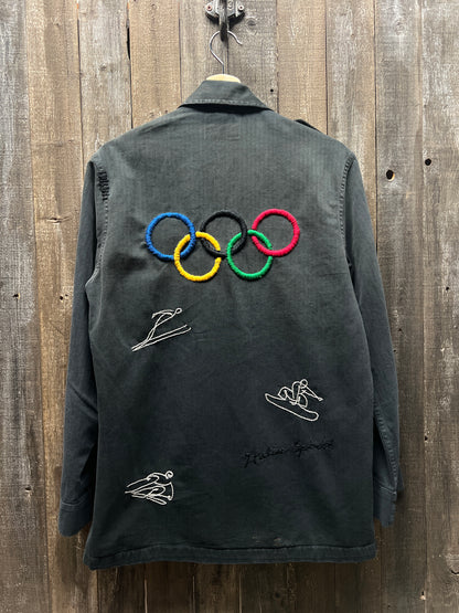 Vintage Army Jacket “Be Creative” Custom Edition