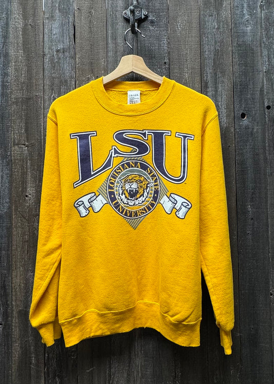 Vintage LSU Sweatshirt -S-Customize Your Embroidery Wording
