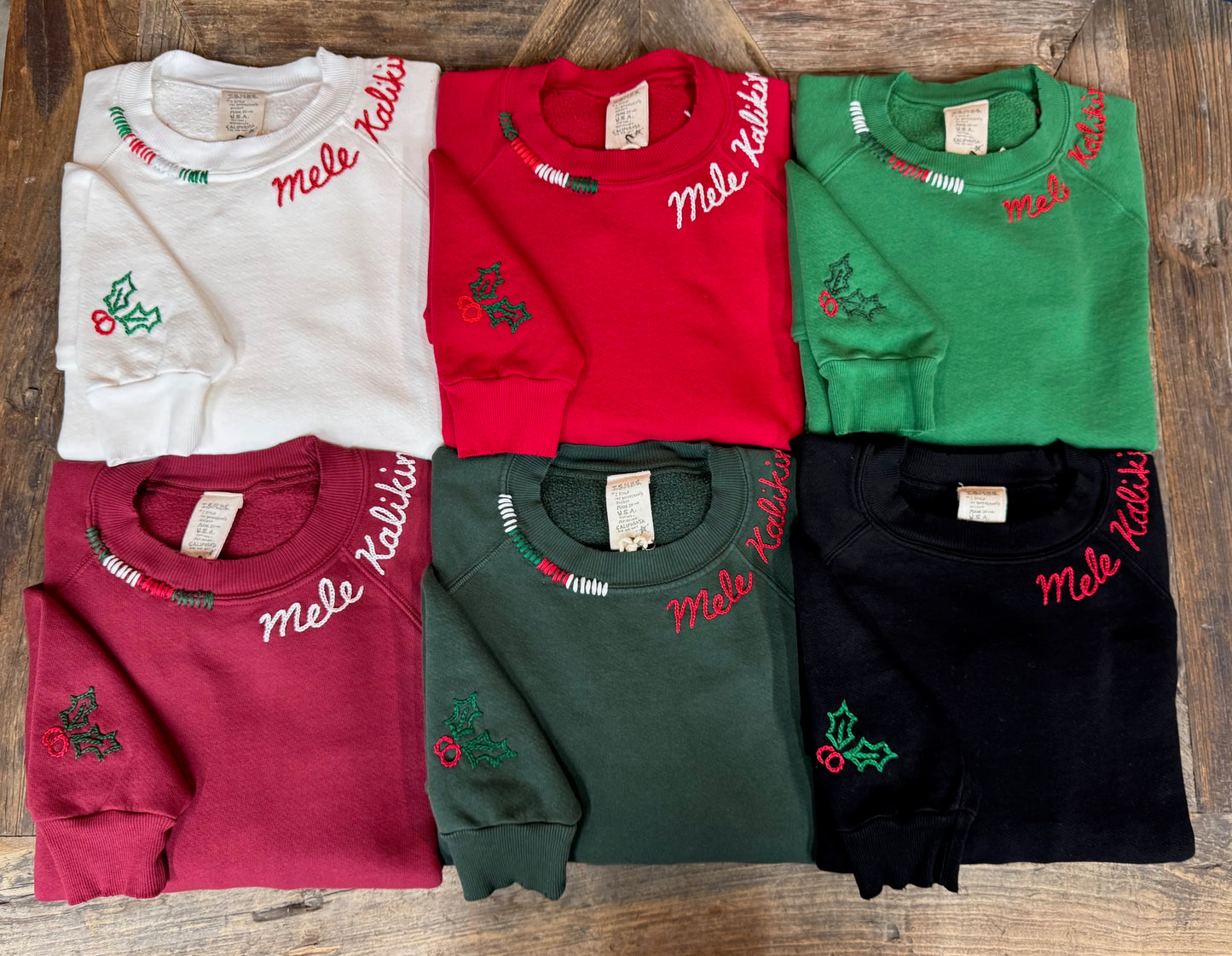 CHRISTMAS SPECIAL PERSONALIZED HAND EMBROIDERY (7 Colors)