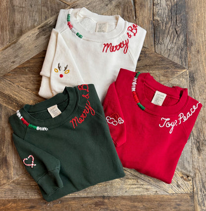 CHRISTMAS SPECIAL PERSONALIZED HAND EMBROIDERY (7 Colors)