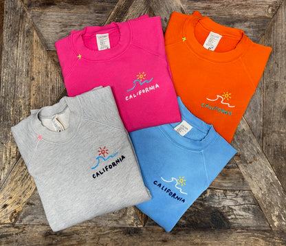 SUN, WAVE LOGO ON CHEST WITH PERSONALIZED EMBROIDERY (22 colors)