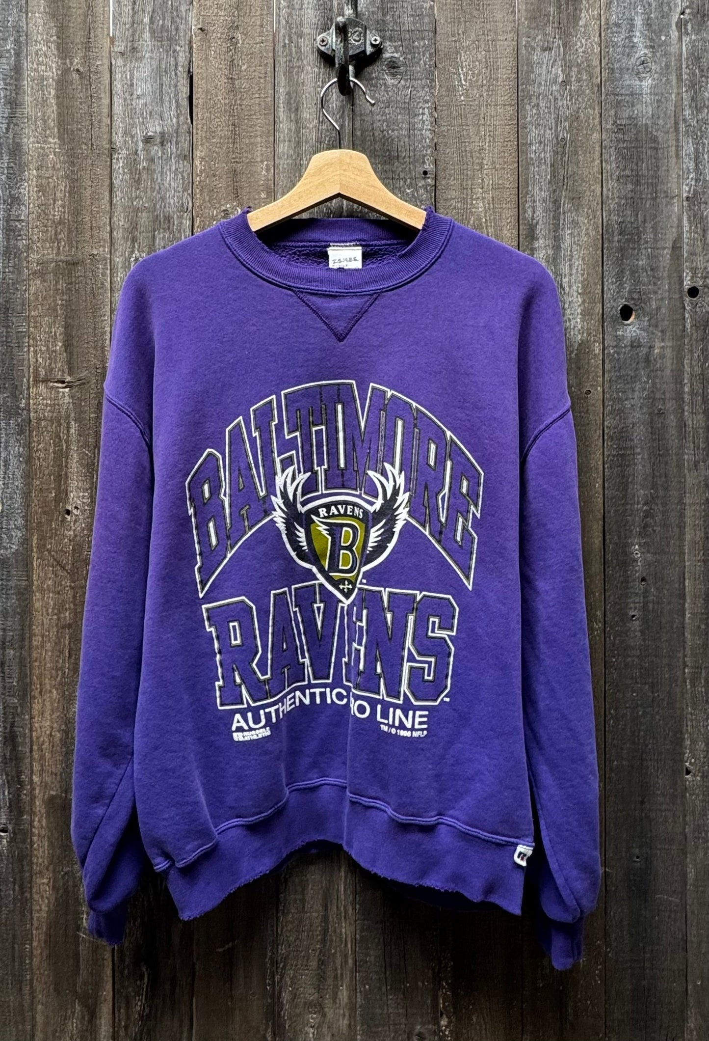 Vintage Baltimore Ravens Sweatshirt -M-Customize Your Embroidery Wording