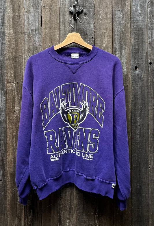 Vintage Baltimore Ravens Sweatshirt -M-Customize Your Embroidery Wording