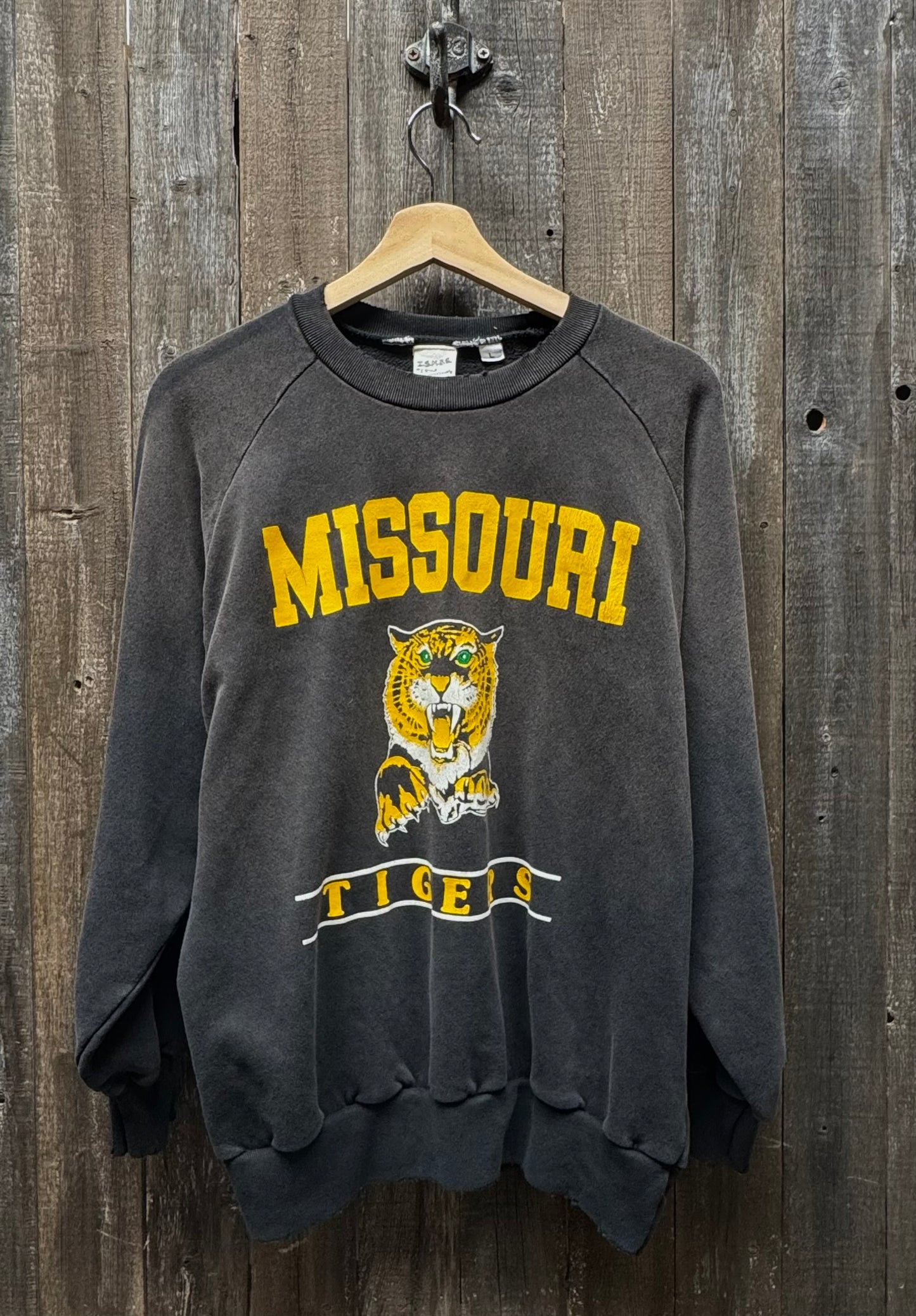 Vintage Missouri Tigers Sweatshirt -M-Customize Your Embroidery Wording