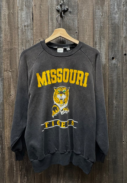 Vintage Missouri Tigers Sweatshirt -M-Customize Your Embroidery Wording