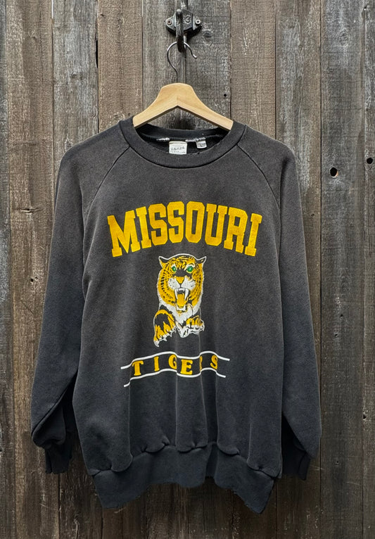 Vintage Missouri Tigers Sweatshirt -M-Customize Your Embroidery Wording