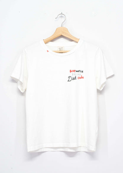 Save Water Drink Diet Coke S/S Tee 23-Off White