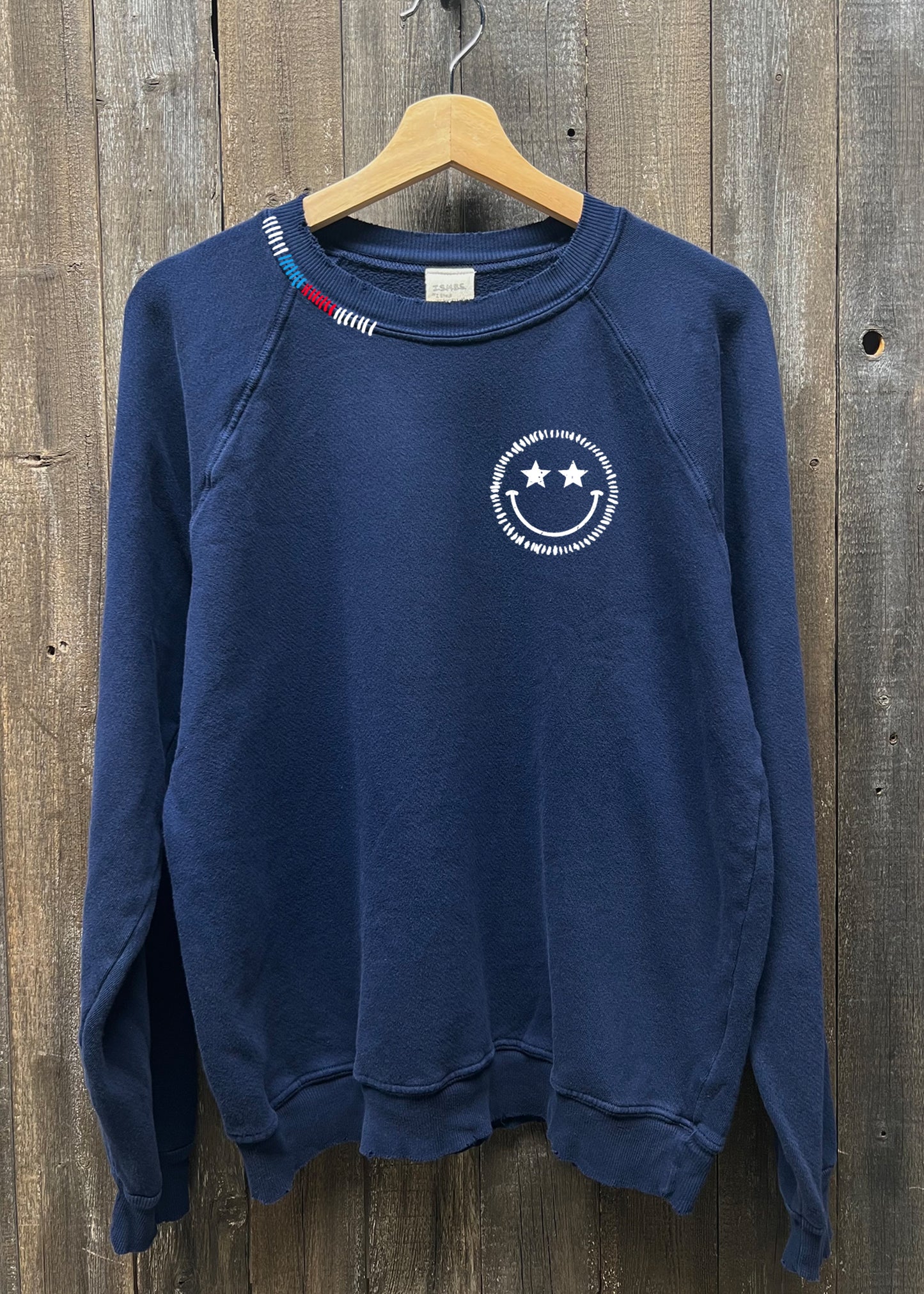 July Fourth Smiley Sweatshirt(5 Colors)