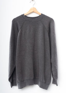 Solid Sweatshirt- Charcoal