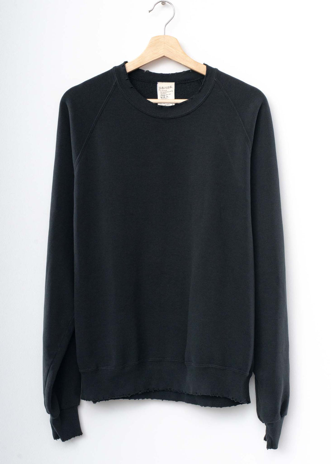 Solid Sweatshirt- Black