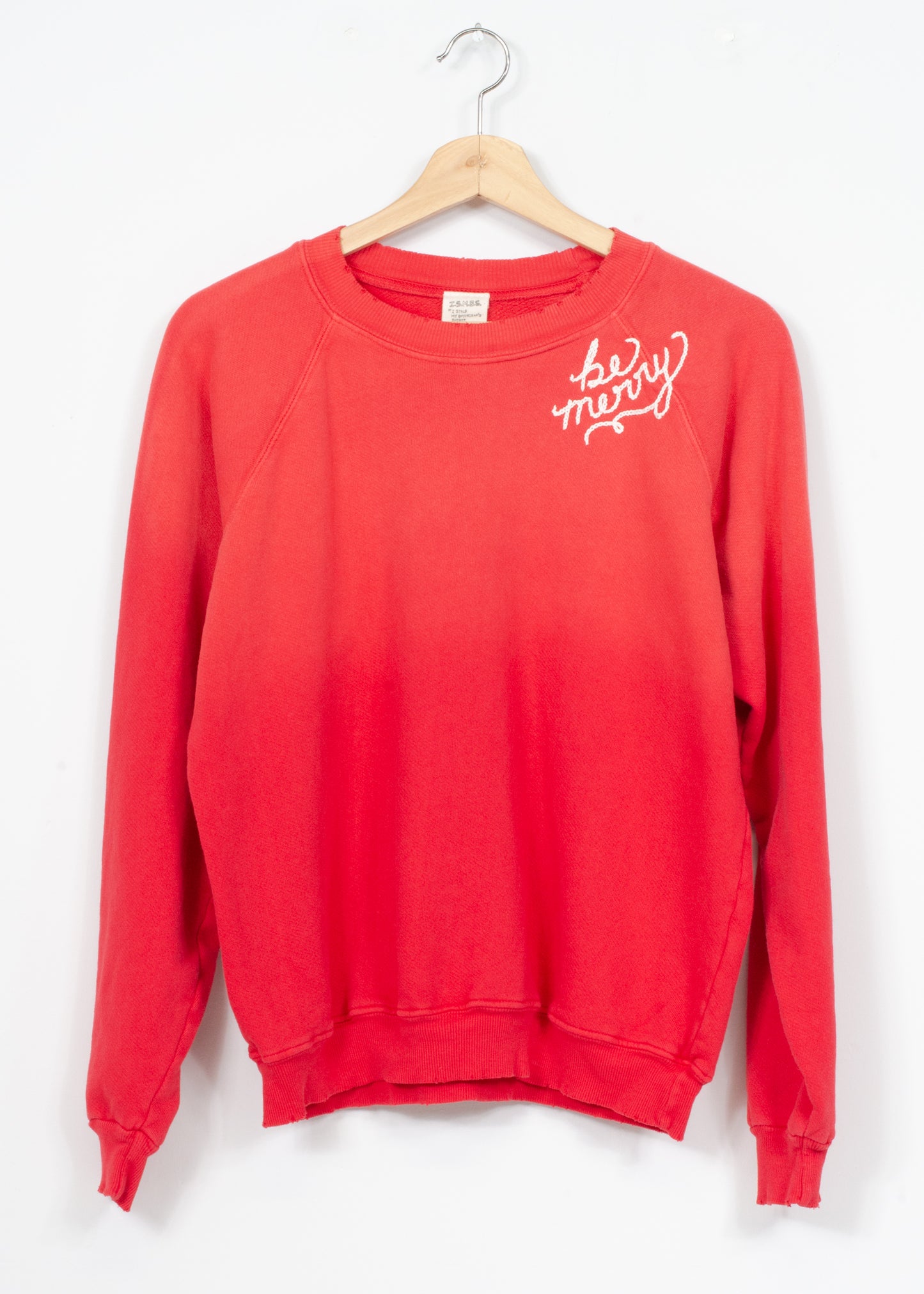 Be Merry Embroidery Sweatshirt(6Colors)