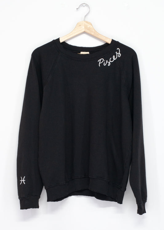 Pisces with Symbol Sweatshirt-S