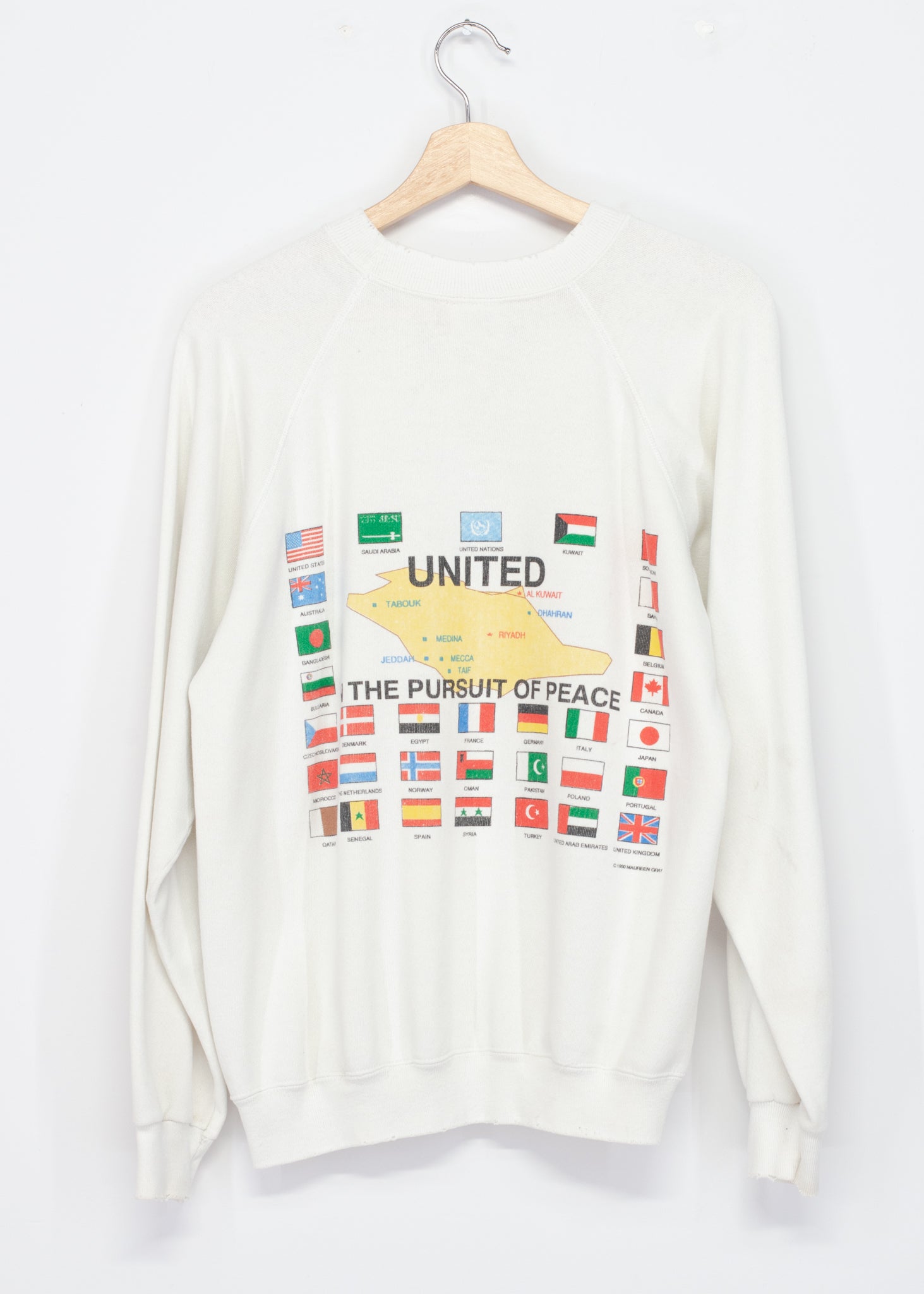 Operation Desert Shield Sweatshirt -S/M – I STOLE MY BOYFRIEND'S SHIRT