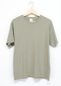 OLIVE BOY FRIENDS S/S TEE WITH CUSTOM HAND EMBROIDERY