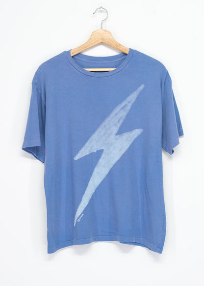 Bolt Boyfriend Tee- Blue