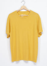 MUSTARD YELLOW BOY FRIENDS S/S TEE WITH CUSTOM HAND EMBROIDERY
