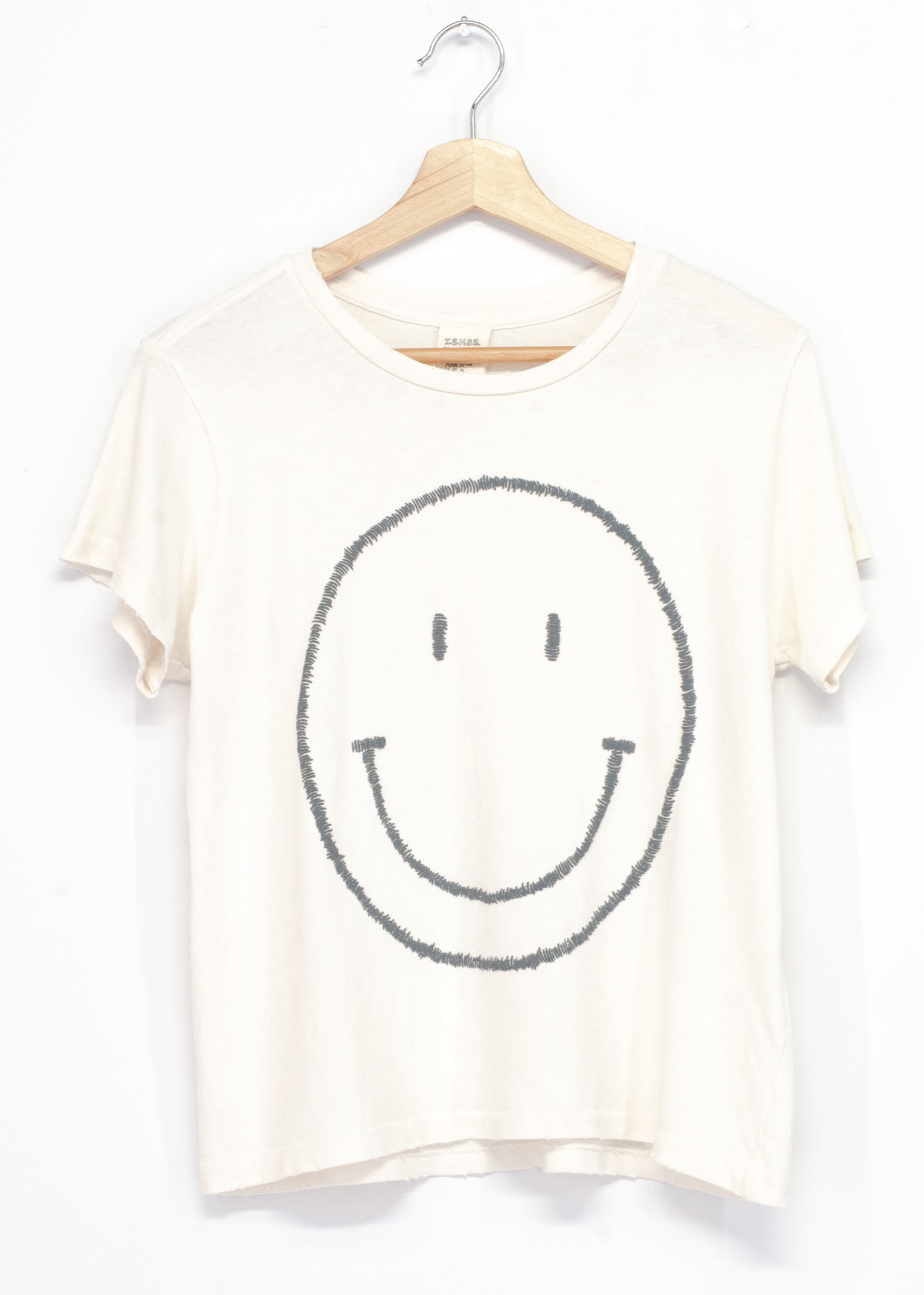 Big Smiley Tee- Off White