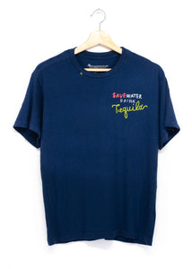 Save Water Drink Tequila Boyfriend Tee(4Colors)