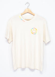 Neon Smiley Face Tee(2 Colors)