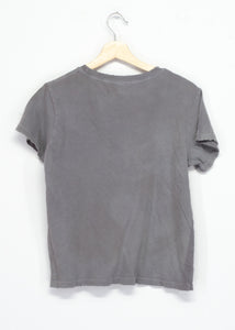 Heart Tee-Washed Gray