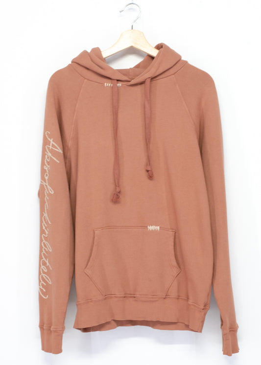 MONTANA DUSTY BLUSH HOODIE WITH CUSTOM HAND EMBROIDERY