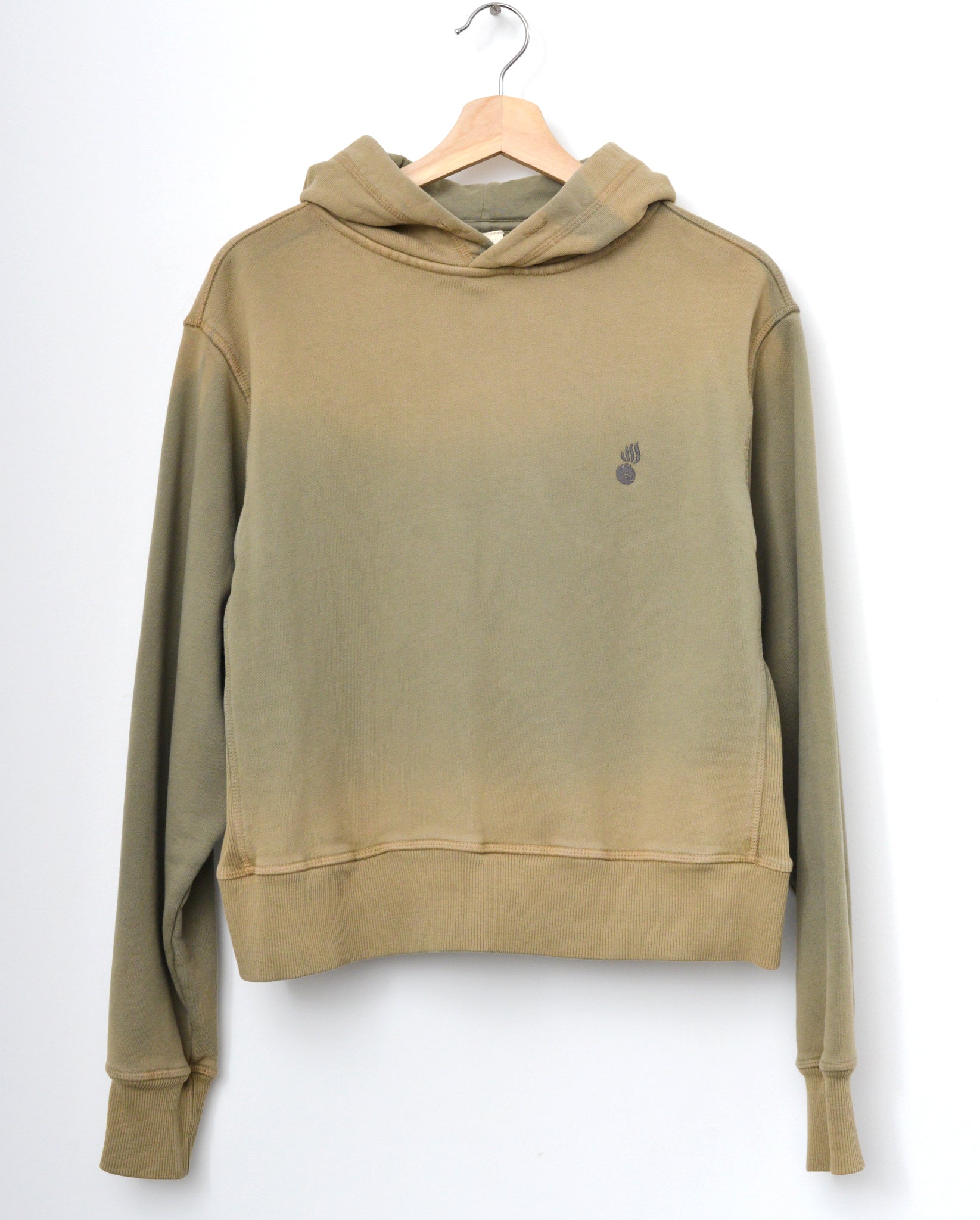 Fear of god essentials hoodie sage hot sale