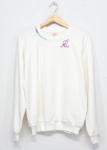 Monogram Flower (Choose Your Alphabet) Sweatshirts (12Colors)