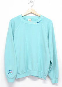 Monogram Flower (Choose Your Alphabet) Sweatshirts (12Colors)
