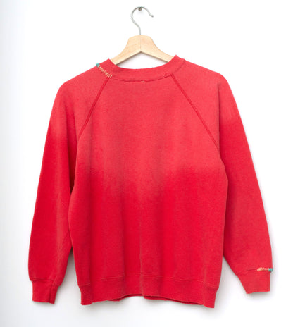Rainbow Ombre Stitching Sweatshirt - Red – I STOLE MY BOYFRIEND'S SHIRT