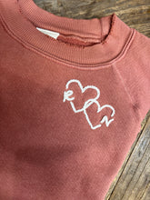Initials w/ Hearts Sweatshirt(10 Colors)