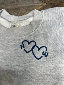 Initials w/ Hearts Sweatshirt(10 Colors)