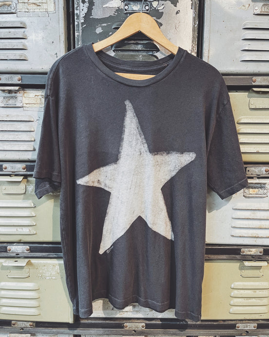 Star Boyfriend Tee- Washed Black