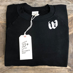 Gothic Font Monogram(Choose Your Alphabet) Sweatshirt(5Colors)